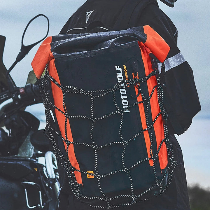 Waterproof Reflective Helmet Backpack
