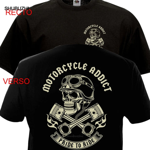 Motorcycle Addict Graphic Tee