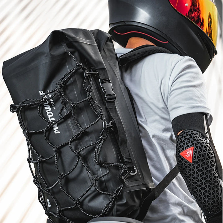 Waterproof Reflective Helmet Backpack