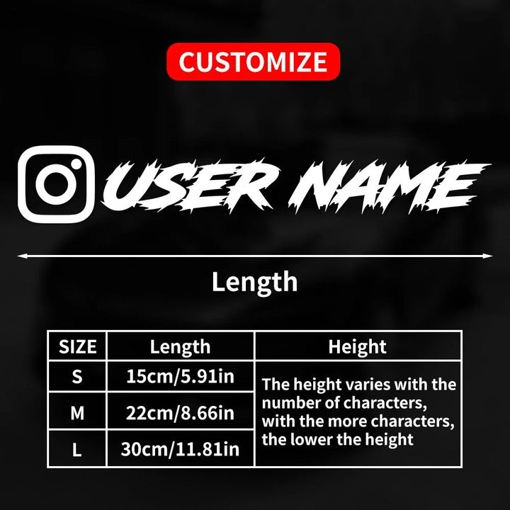 Custom-Made Instagram Sticker