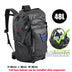 Motocentric Waterproof Motorcycle Tail Bag / Helmet Backpack - 48L