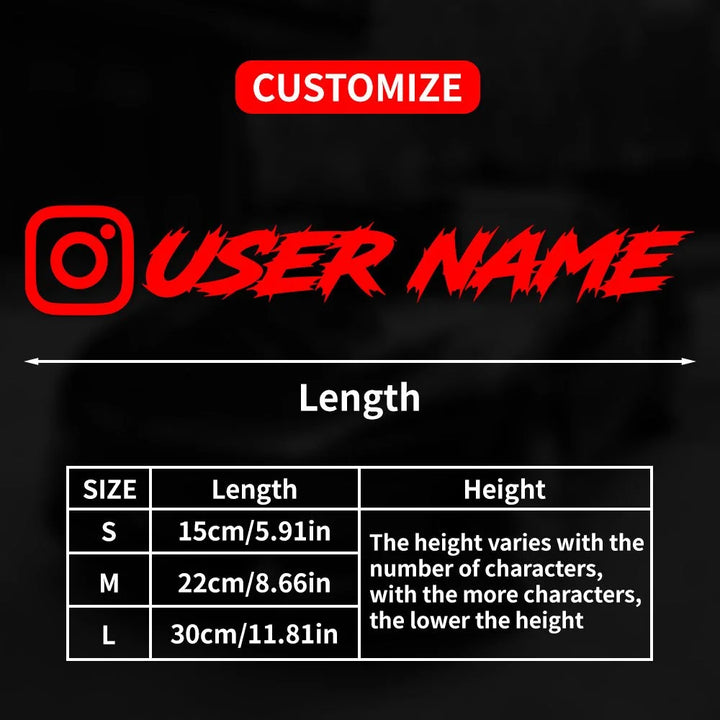 Custom-Made Instagram Sticker