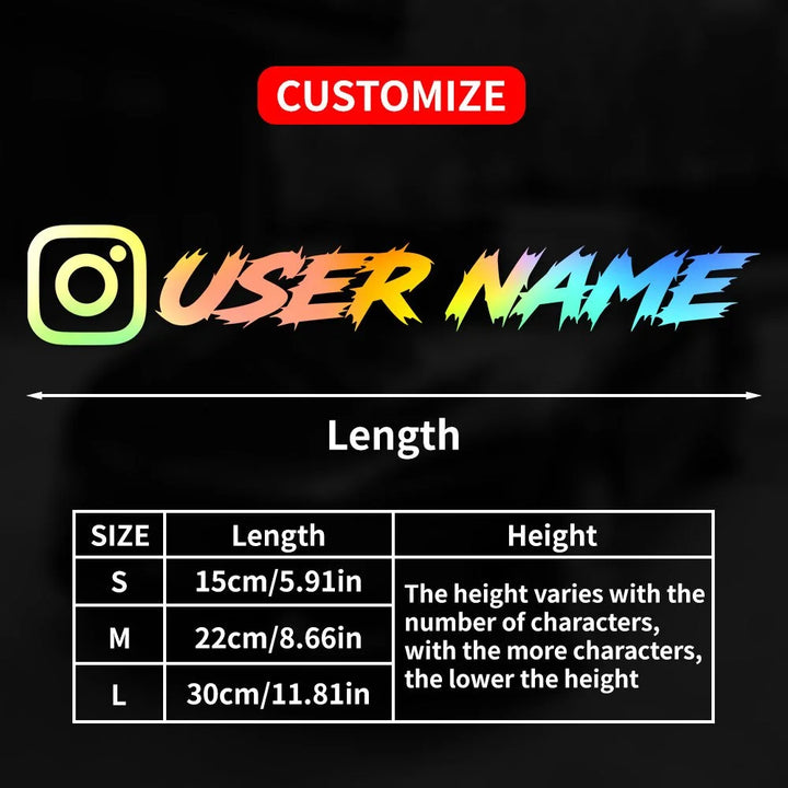 Custom-Made Instagram Sticker