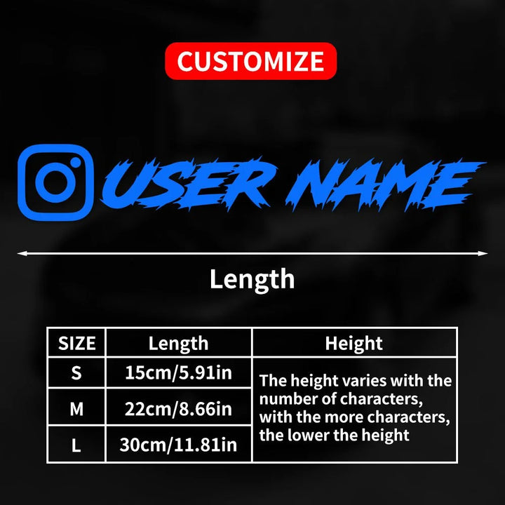 Custom-Made Instagram Sticker