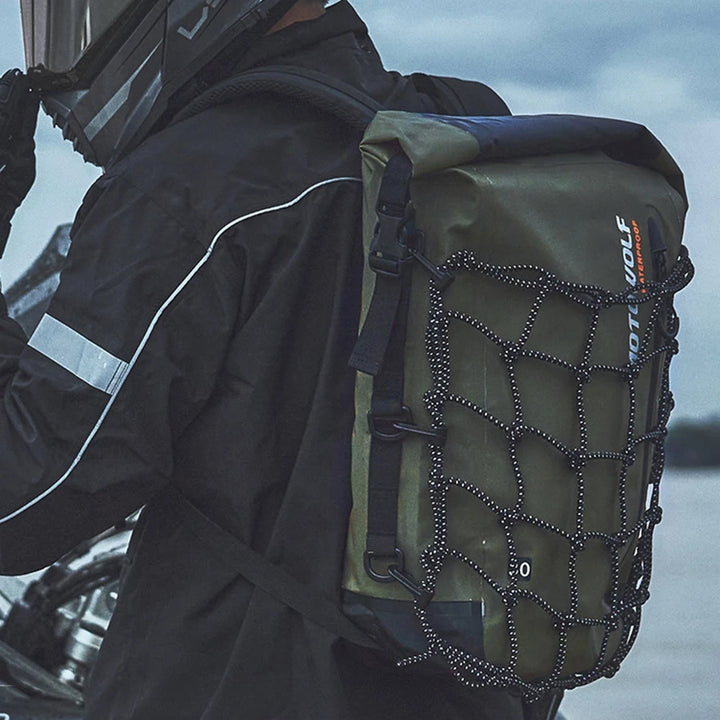 Waterproof Reflective Helmet Backpack