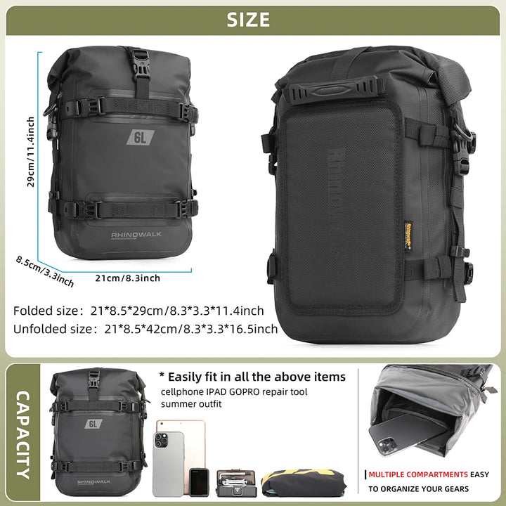 Crash Bar Storage Bag (6L)