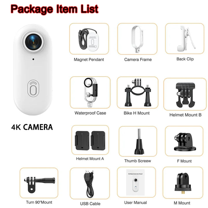 4K Action Bike Camera